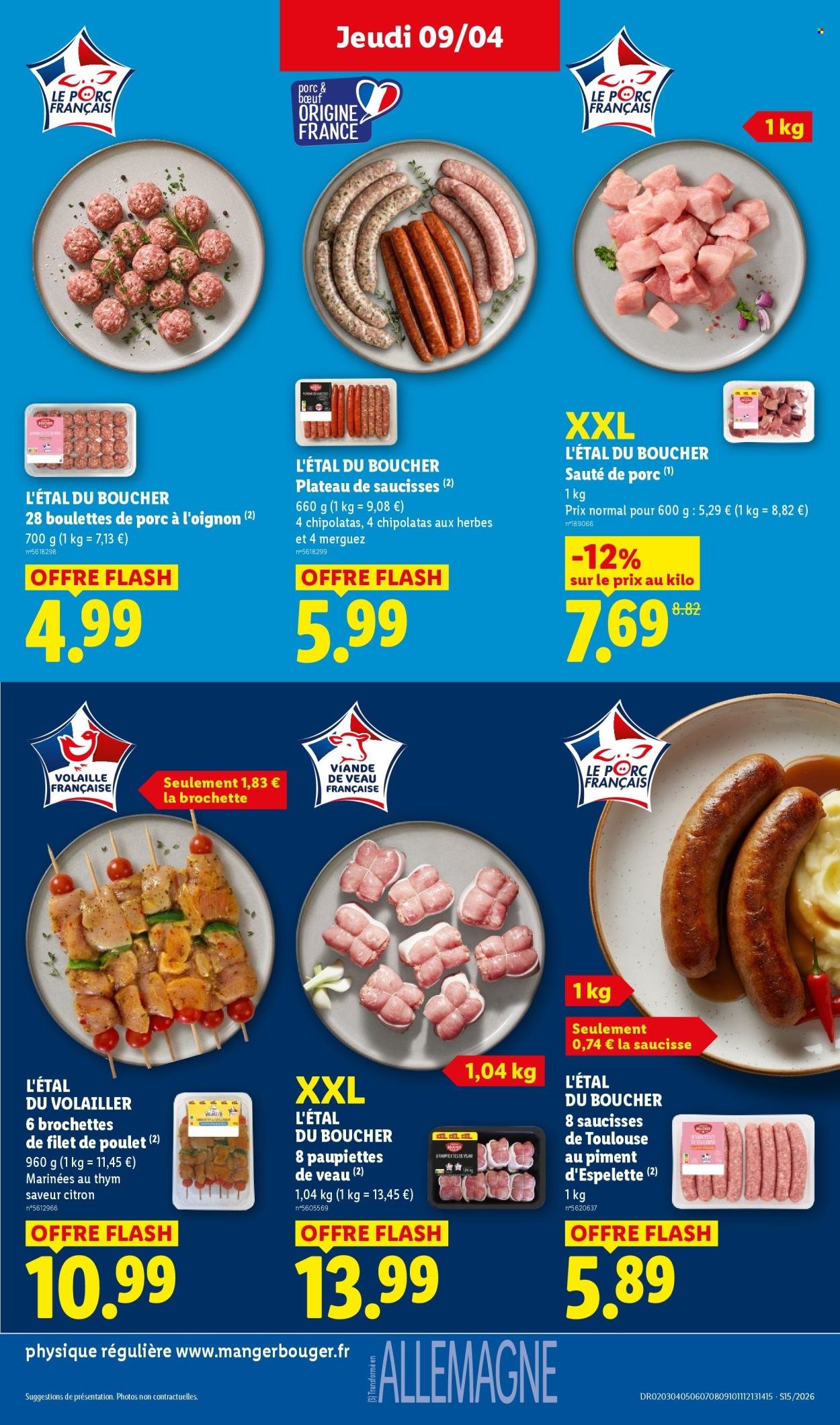 Catalogue LIDL - Les promos de la semaine (2026-04-09 - 2026-04-15)