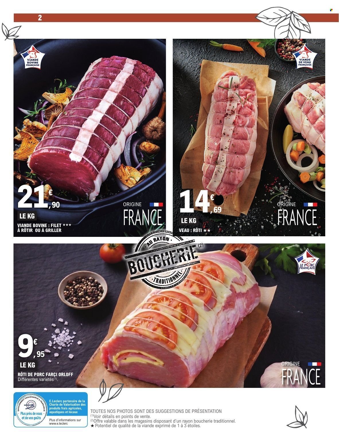 Catalogue E.LECLERC - FOIRE A LA VIANDE & VOLAILLE
