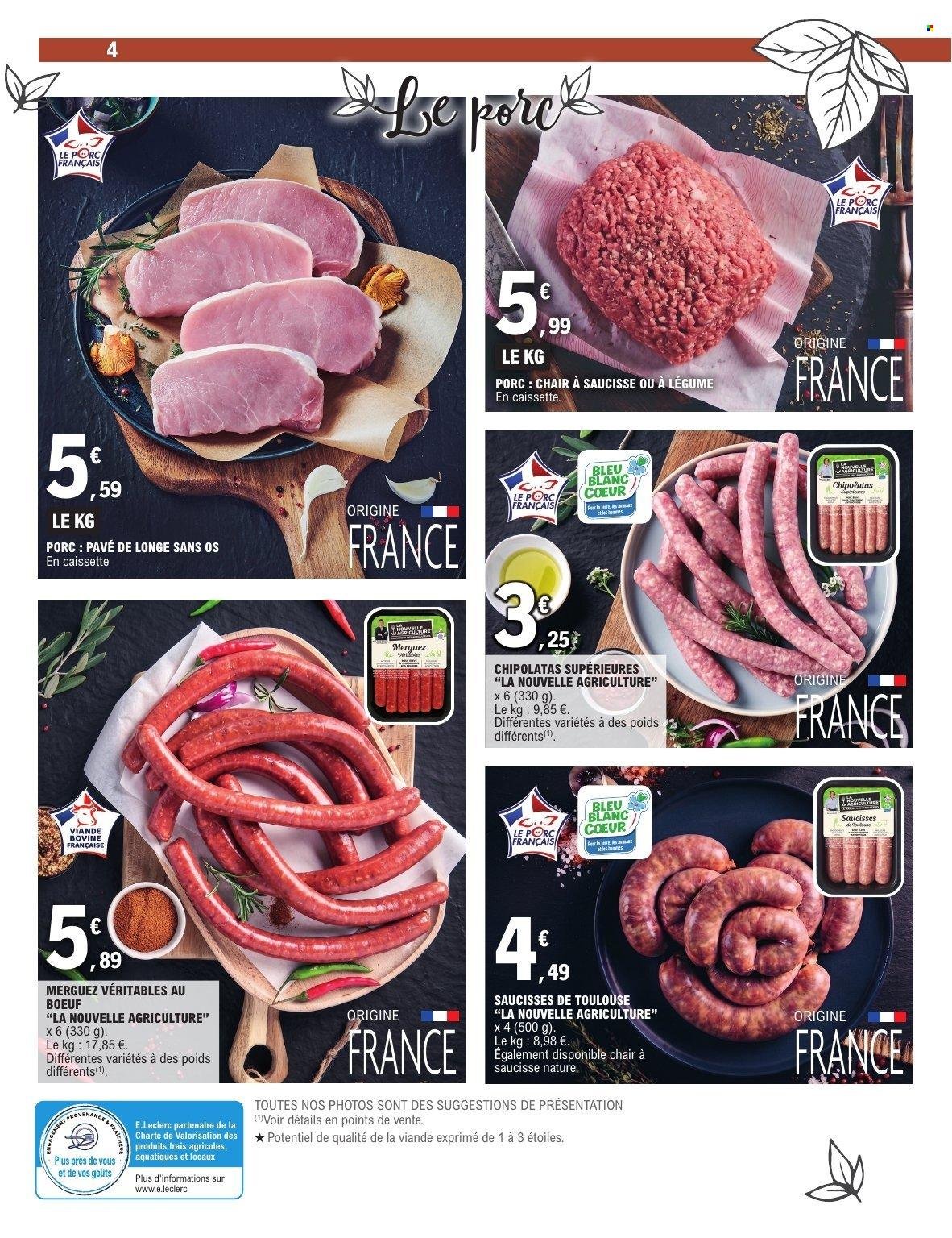 Catalogue E.LECLERC - FOIRE A LA VIANDE & VOLAILLE