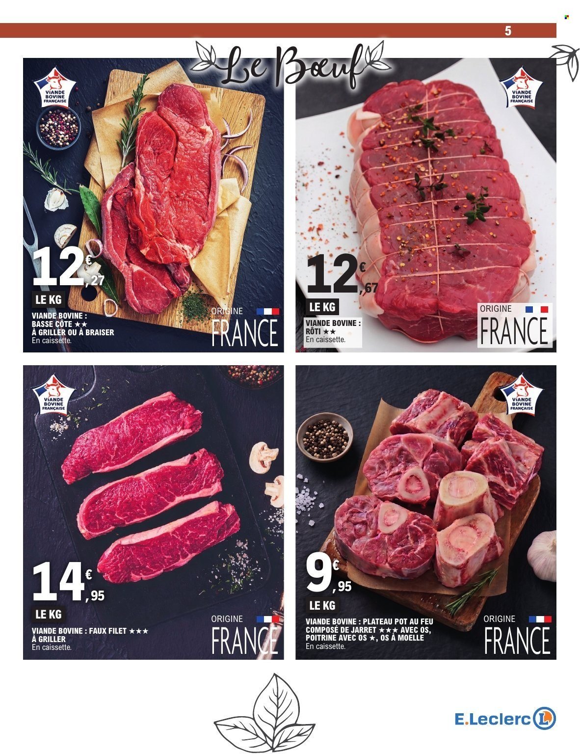 Catalogue E.LECLERC - FOIRE A LA VIANDE & VOLAILLE