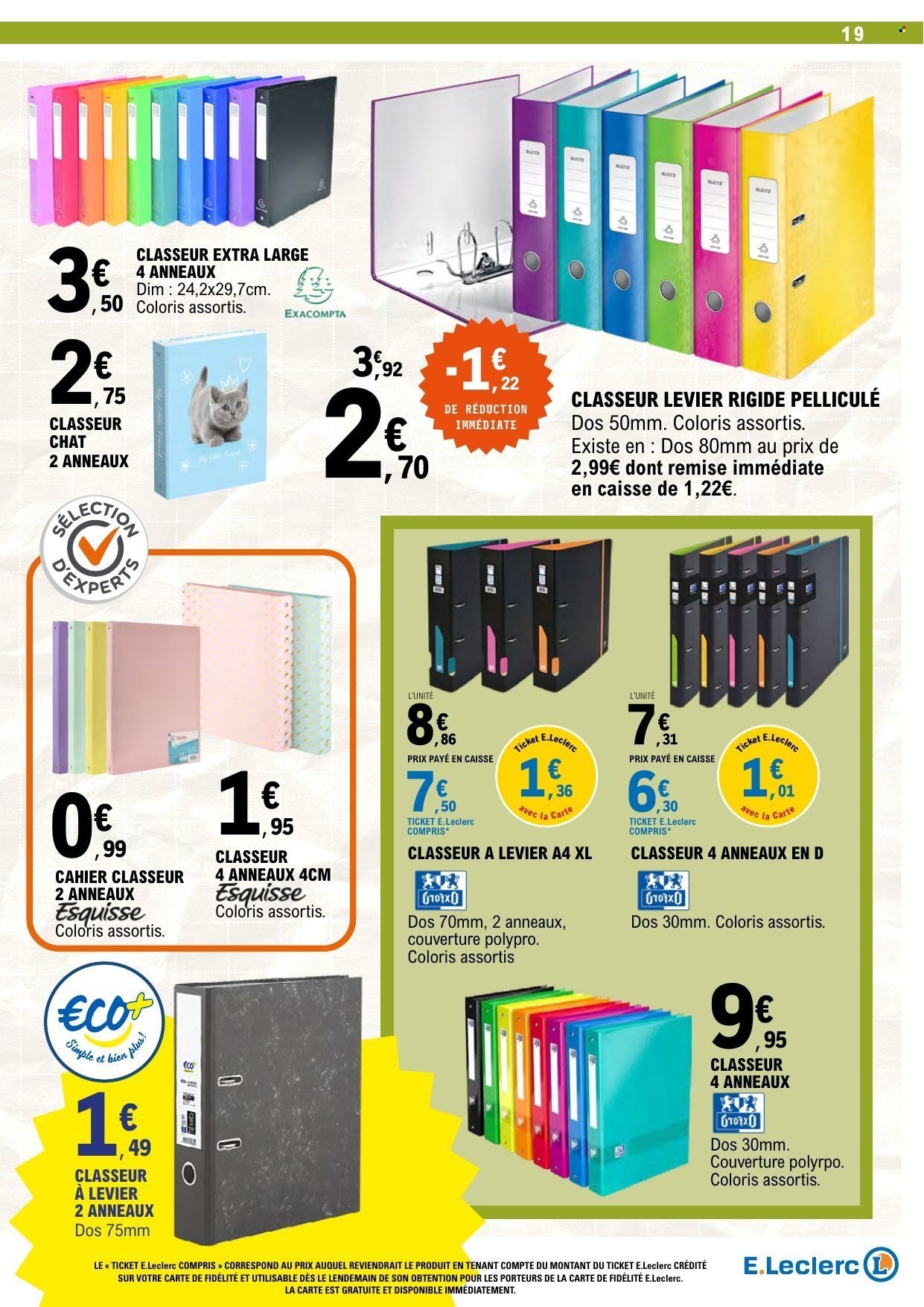 Catalogue E.LECLERC - Du mardi 7 juillet 2026