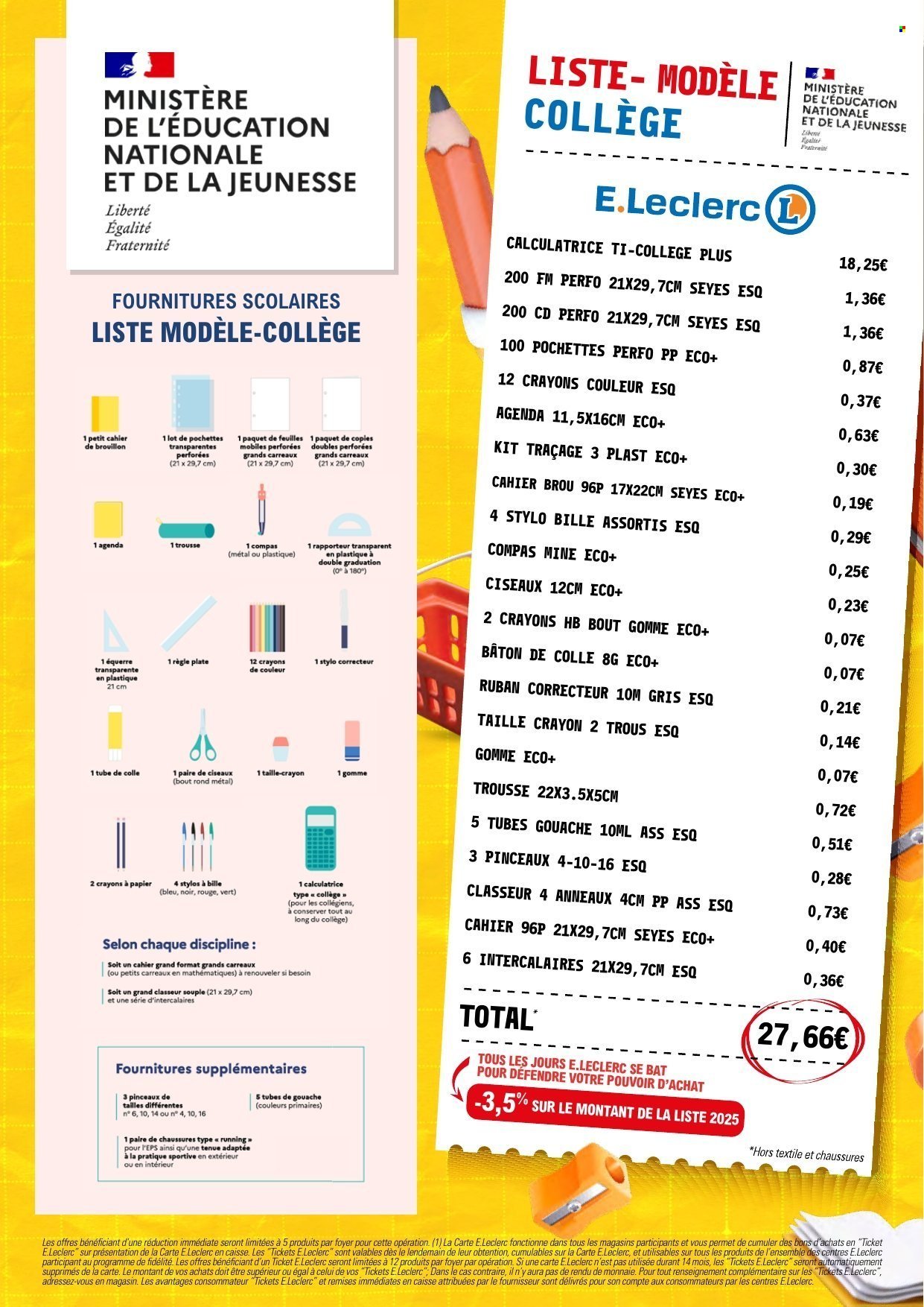 Catalogue E.LECLERC - Du mardi 7 juillet 2026