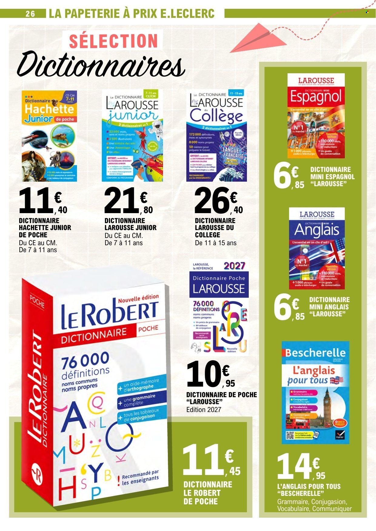 Catalogue E.LECLERC - Du mardi 7 juillet 2026