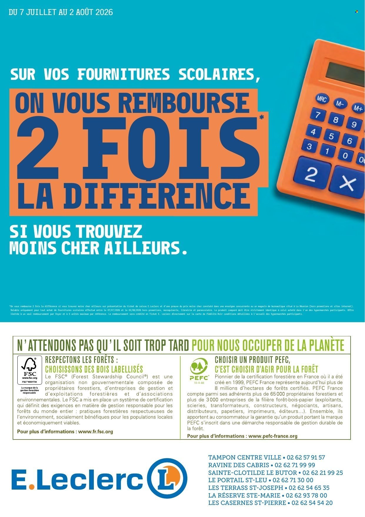 Catalogue E.LECLERC - Du mardi 7 juillet 2026
