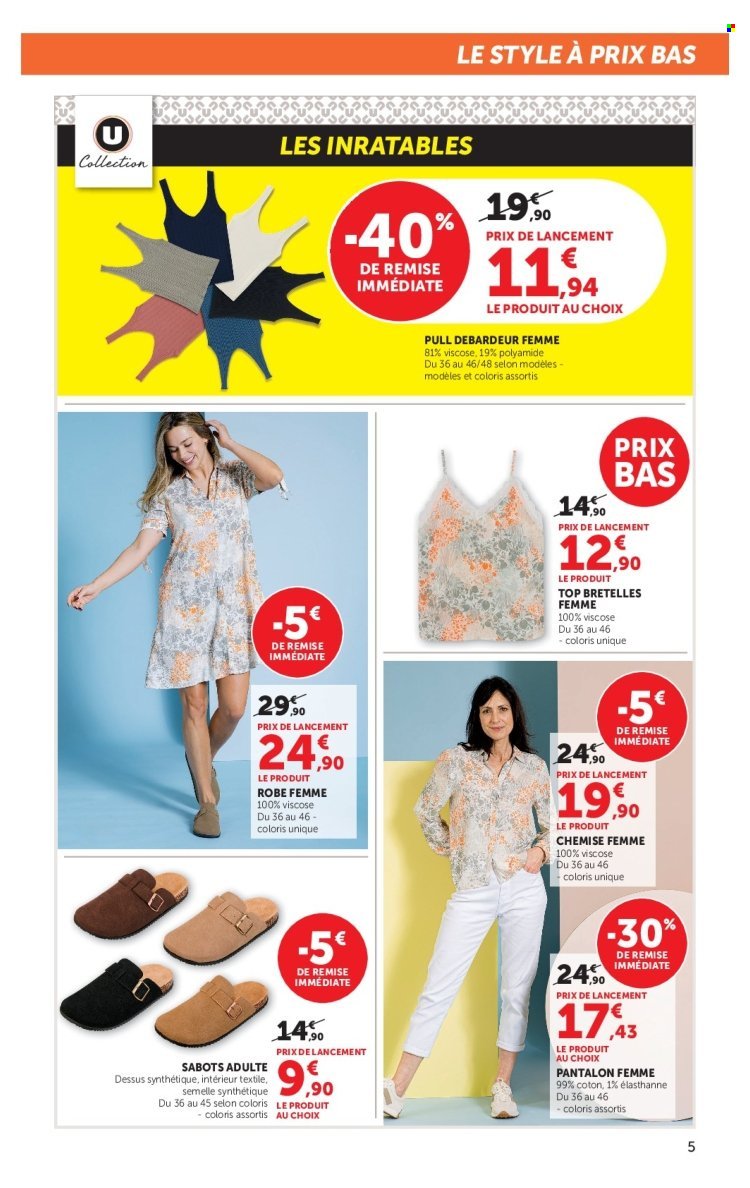 Catalogue SUPER U - La mode à prix bas (2026-04-08 - 2026-04-19)