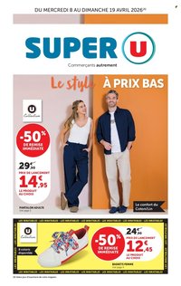 Catalogue SUPER U - La mode à prix bas