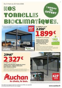 Catalogue AUCHAN - Nos tonnelles bioclimatiques (2026-03-03 - 2026-03-22)