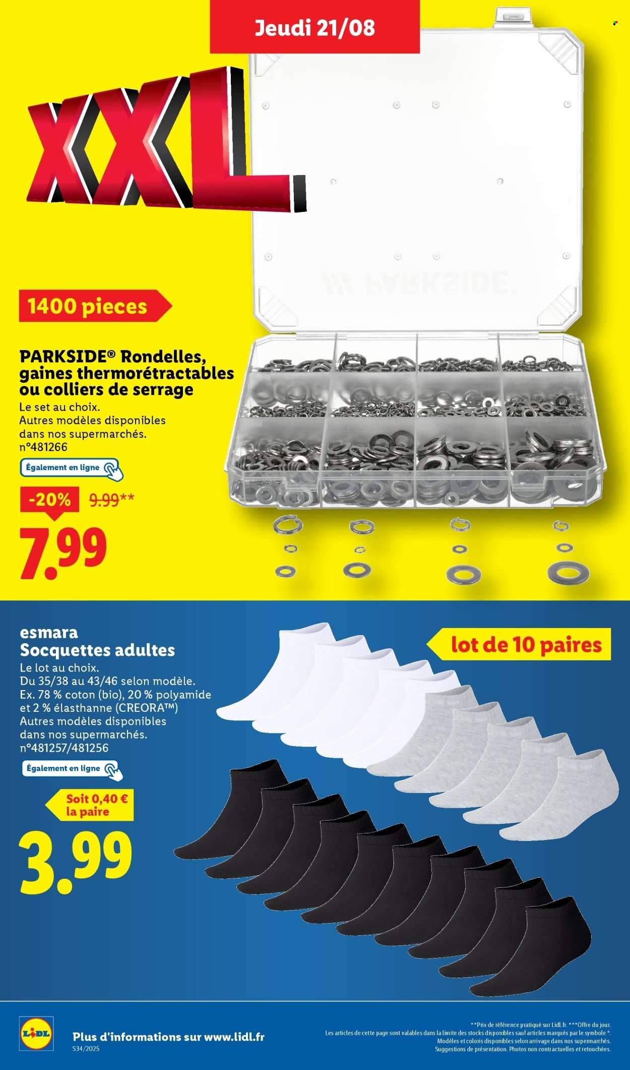 Catalogue LIDL - Les bonnes affaires de la semaine (2025-08-18 - 2025-08-21)