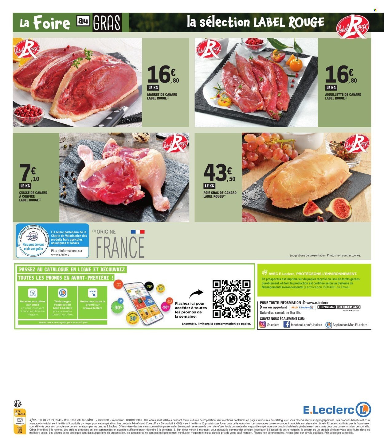 Catalogue E.LECLERC - FOIRE AU GRAS