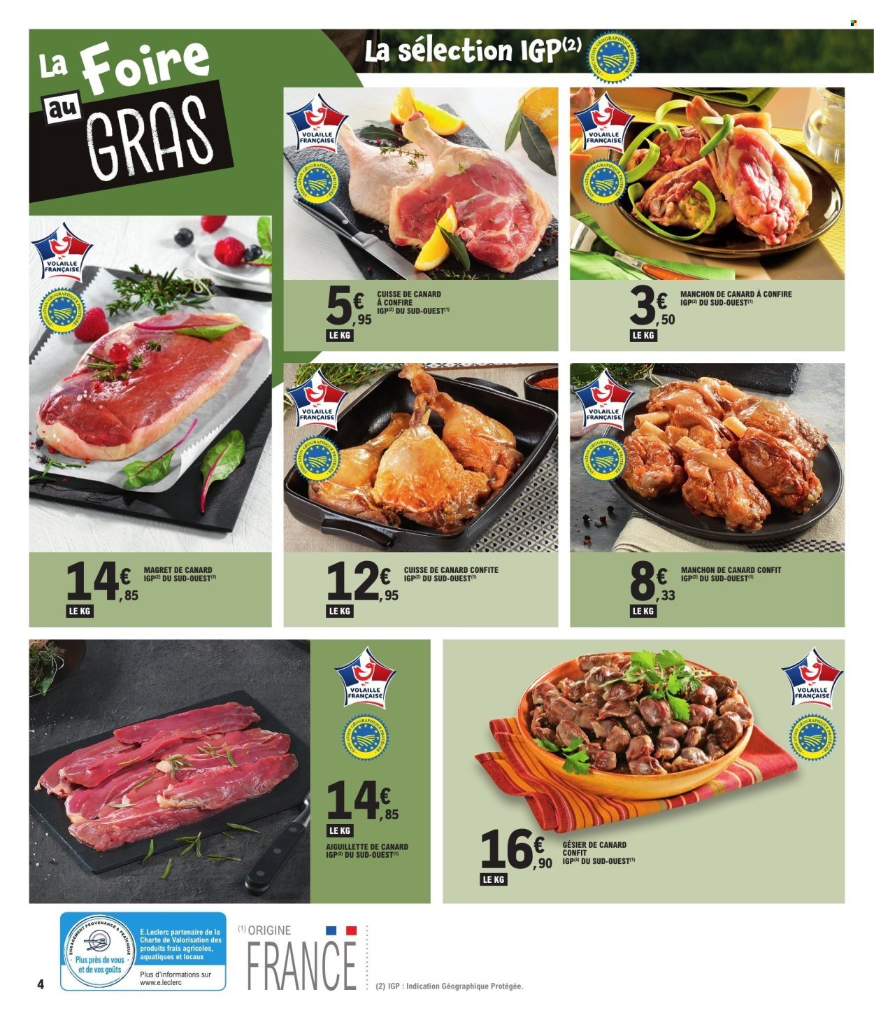 Catalogue E.LECLERC - FOIRE AU GRAS