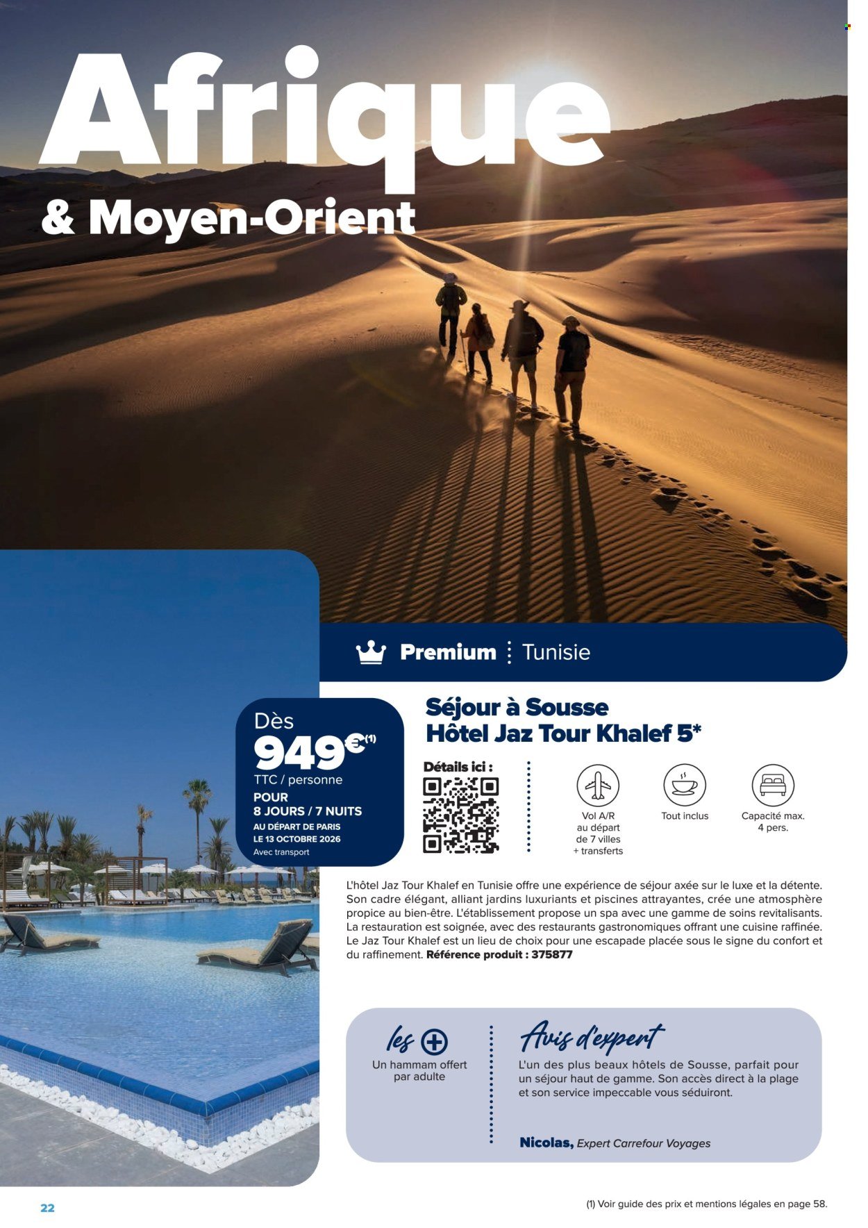 Catalogue CARREFOUR - SÉJOURS & CIRCUITS - LES CRÉATIONS CARREFOUR VOYAGES