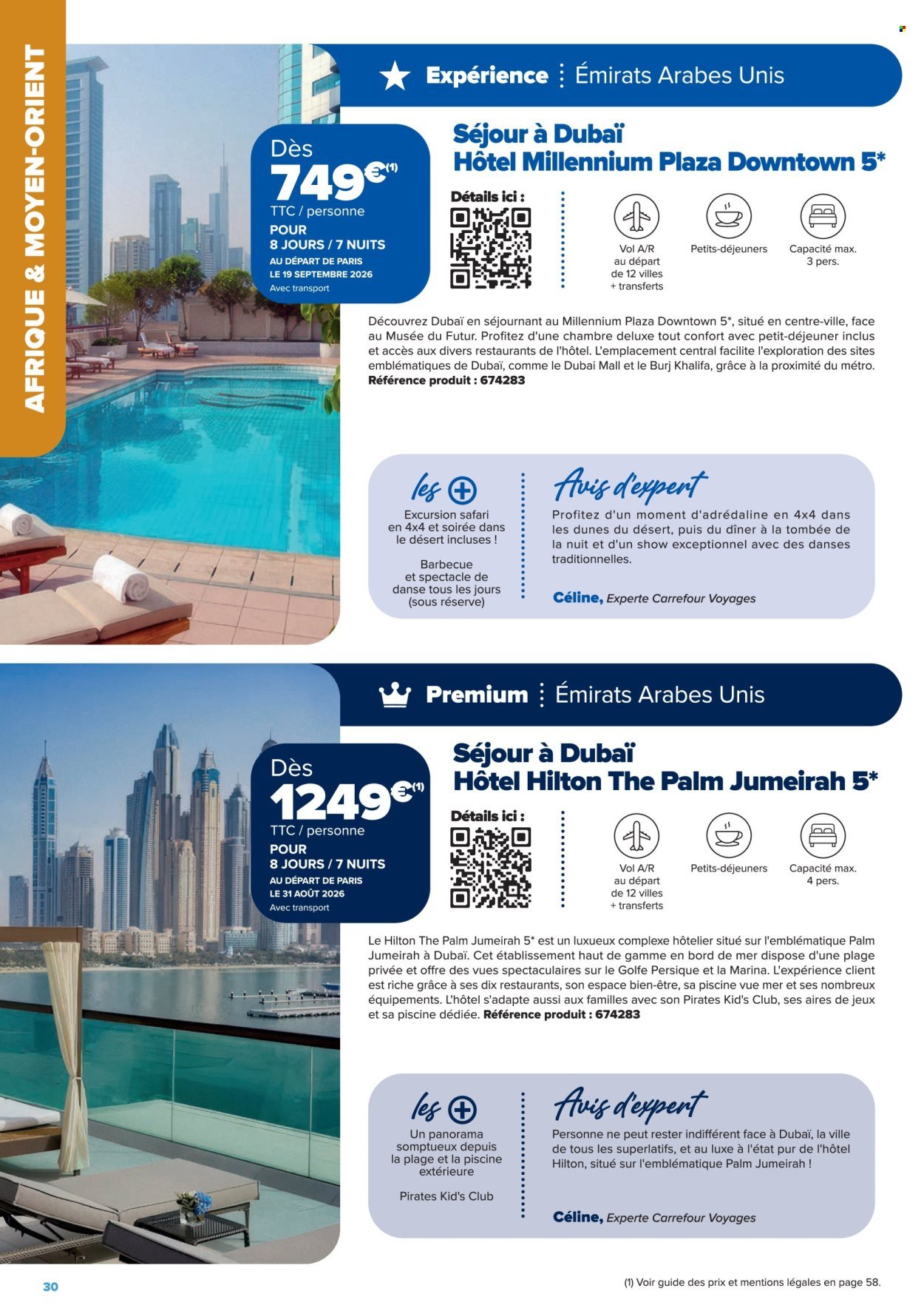 Catalogue CARREFOUR - SÉJOURS & CIRCUITS - LES CRÉATIONS CARREFOUR VOYAGES