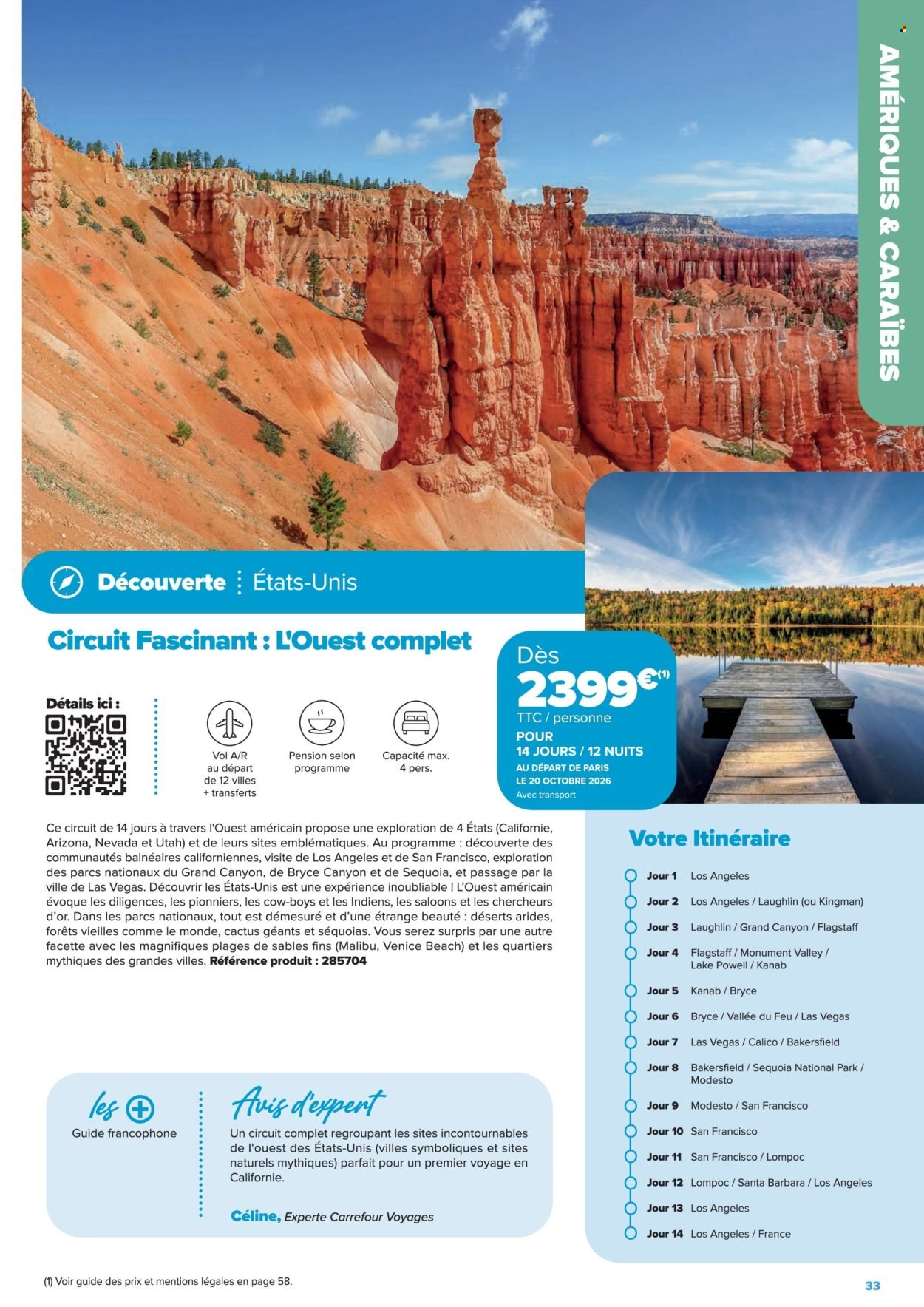 Catalogue CARREFOUR - SÉJOURS & CIRCUITS - LES CRÉATIONS CARREFOUR VOYAGES