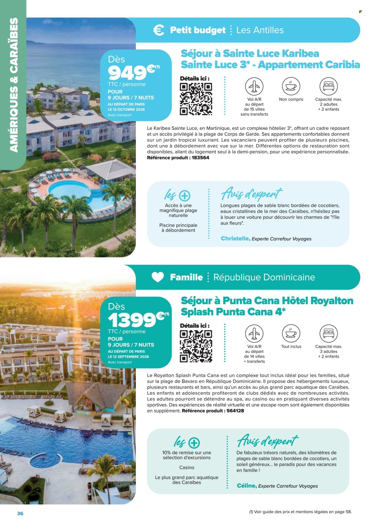 Catalogue CARREFOUR - SÉJOURS & CIRCUITS - LES CRÉATIONS CARREFOUR VOYAGES