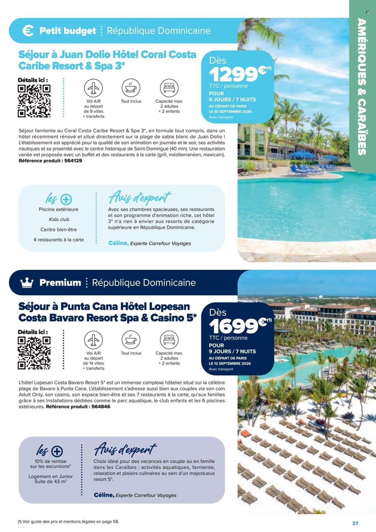 Catalogue CARREFOUR - SÉJOURS & CIRCUITS - LES CRÉATIONS CARREFOUR VOYAGES