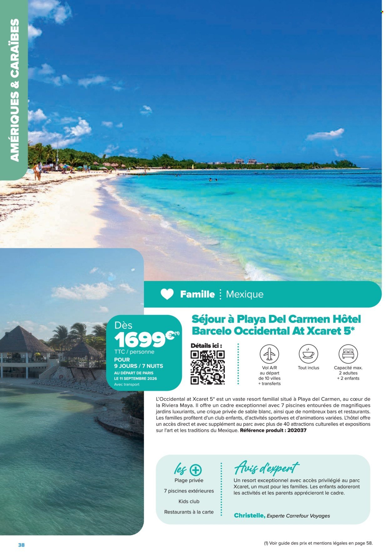 Catalogue CARREFOUR - SÉJOURS & CIRCUITS - LES CRÉATIONS CARREFOUR VOYAGES