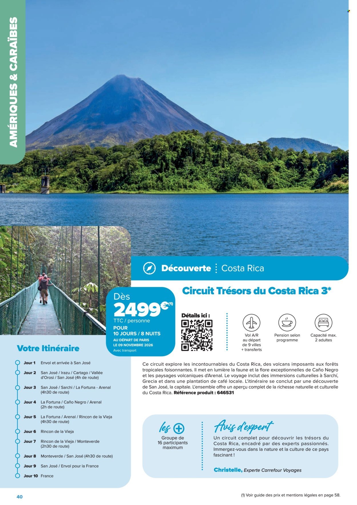 Catalogue CARREFOUR - SÉJOURS & CIRCUITS - LES CRÉATIONS CARREFOUR VOYAGES