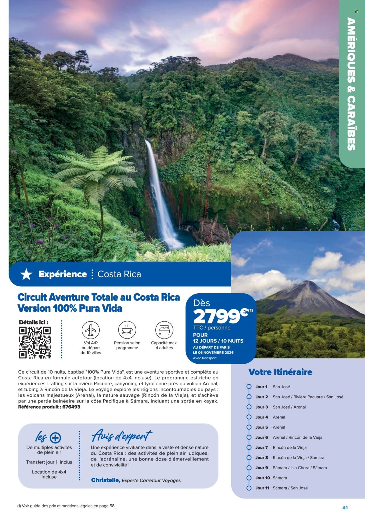 Catalogue CARREFOUR - SÉJOURS & CIRCUITS - LES CRÉATIONS CARREFOUR VOYAGES