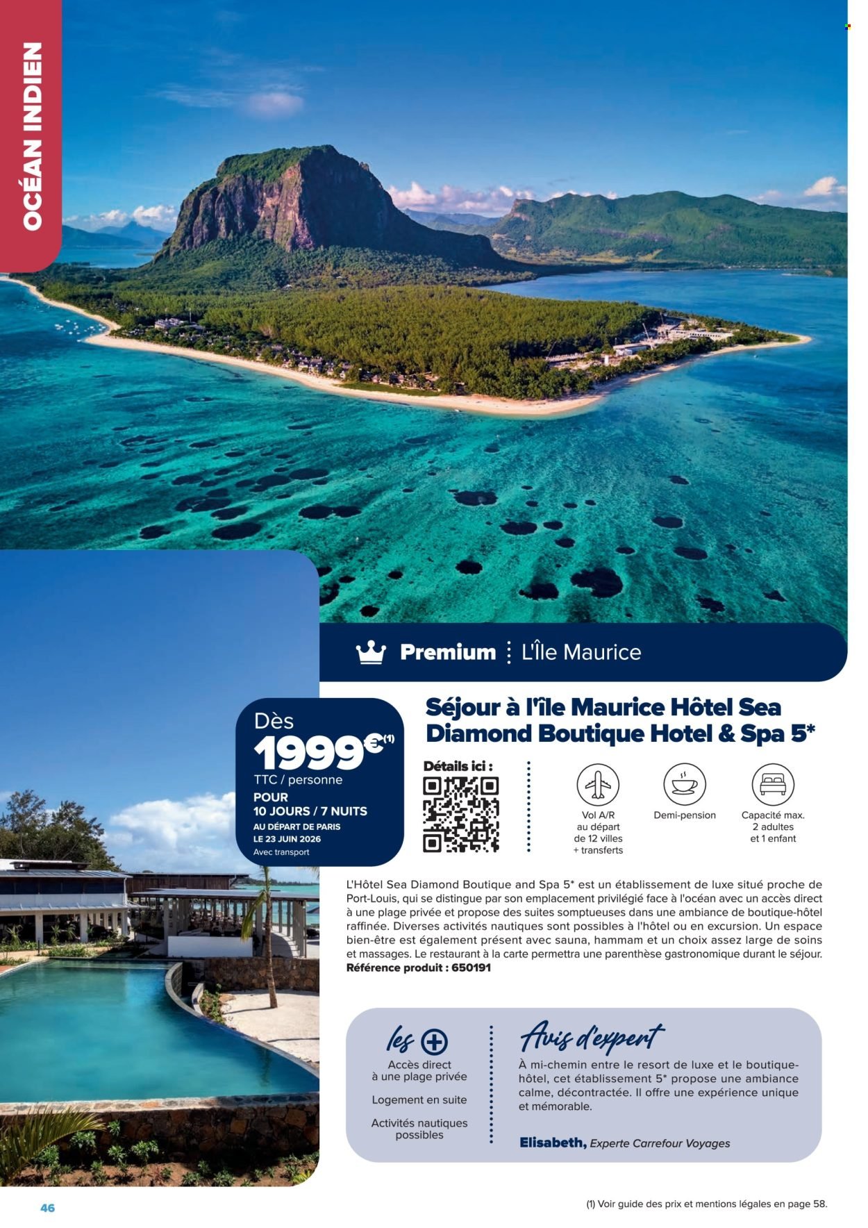 Catalogue CARREFOUR - SÉJOURS & CIRCUITS - LES CRÉATIONS CARREFOUR VOYAGES