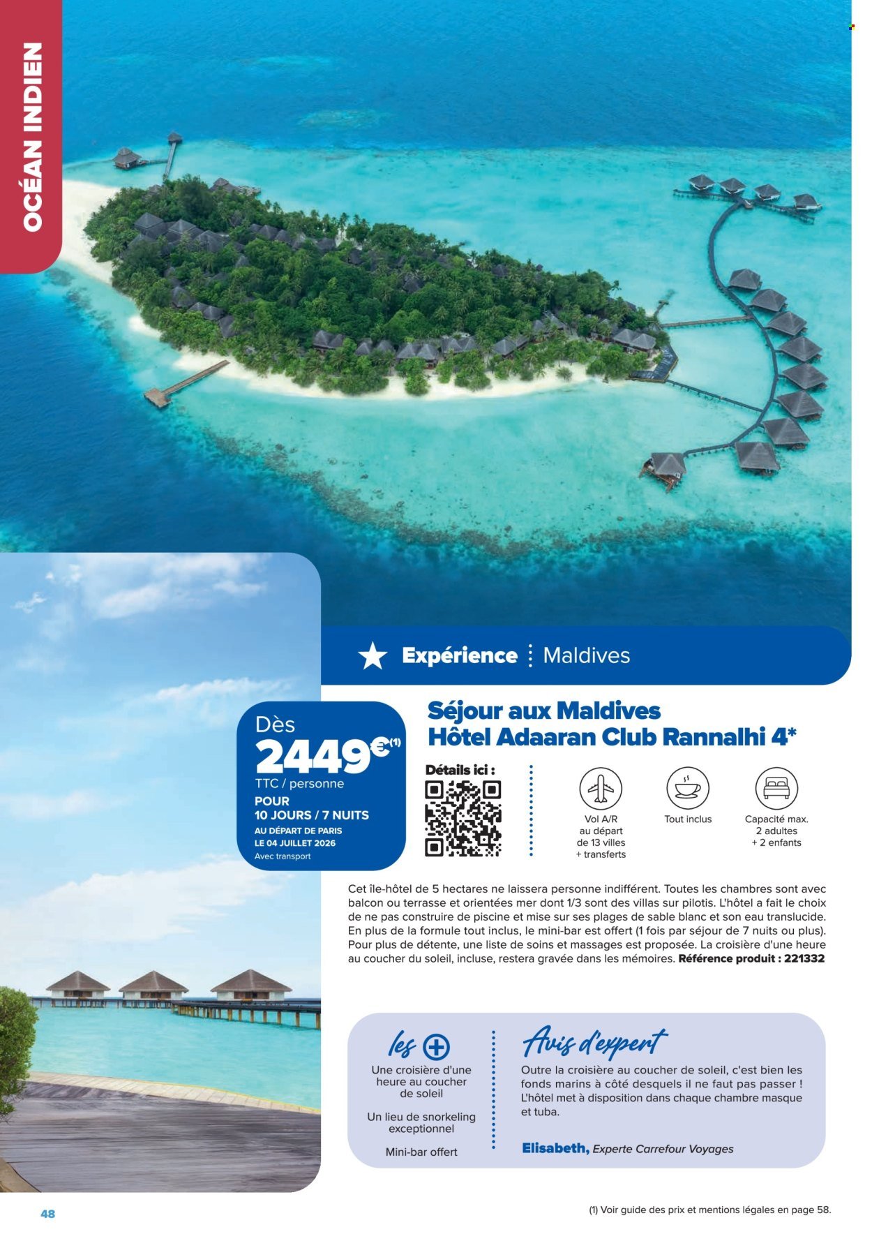 Catalogue CARREFOUR - SÉJOURS & CIRCUITS - LES CRÉATIONS CARREFOUR VOYAGES