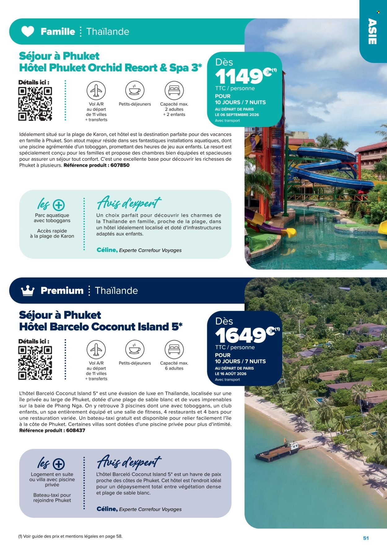 Catalogue CARREFOUR - SÉJOURS & CIRCUITS - LES CRÉATIONS CARREFOUR VOYAGES