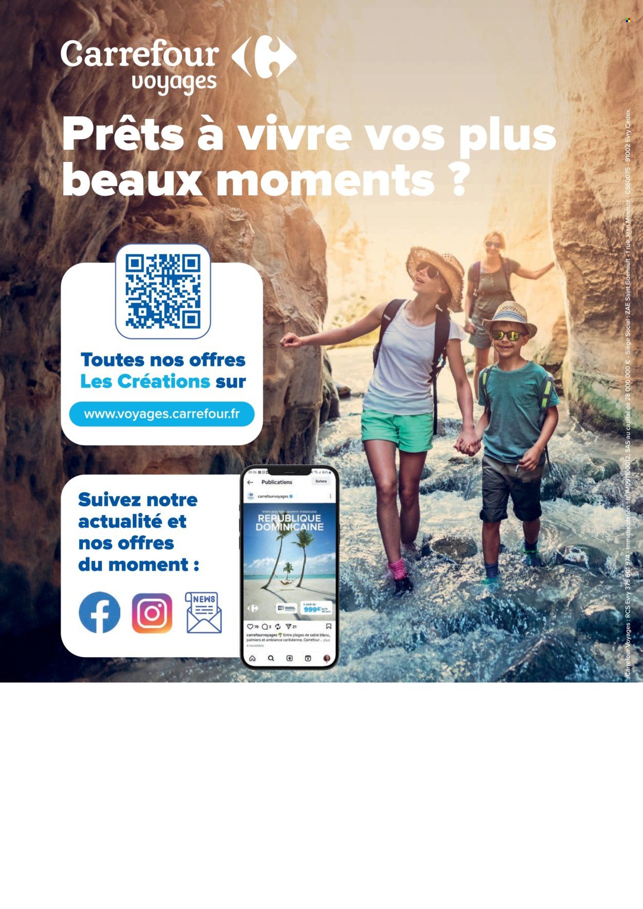 Catalogue CARREFOUR - SÉJOURS & CIRCUITS - LES CRÉATIONS CARREFOUR VOYAGES