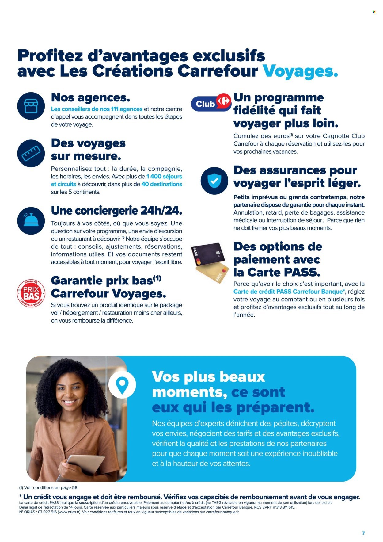 Catalogue CARREFOUR - SÉJOURS & CIRCUITS - LES CRÉATIONS CARREFOUR VOYAGES