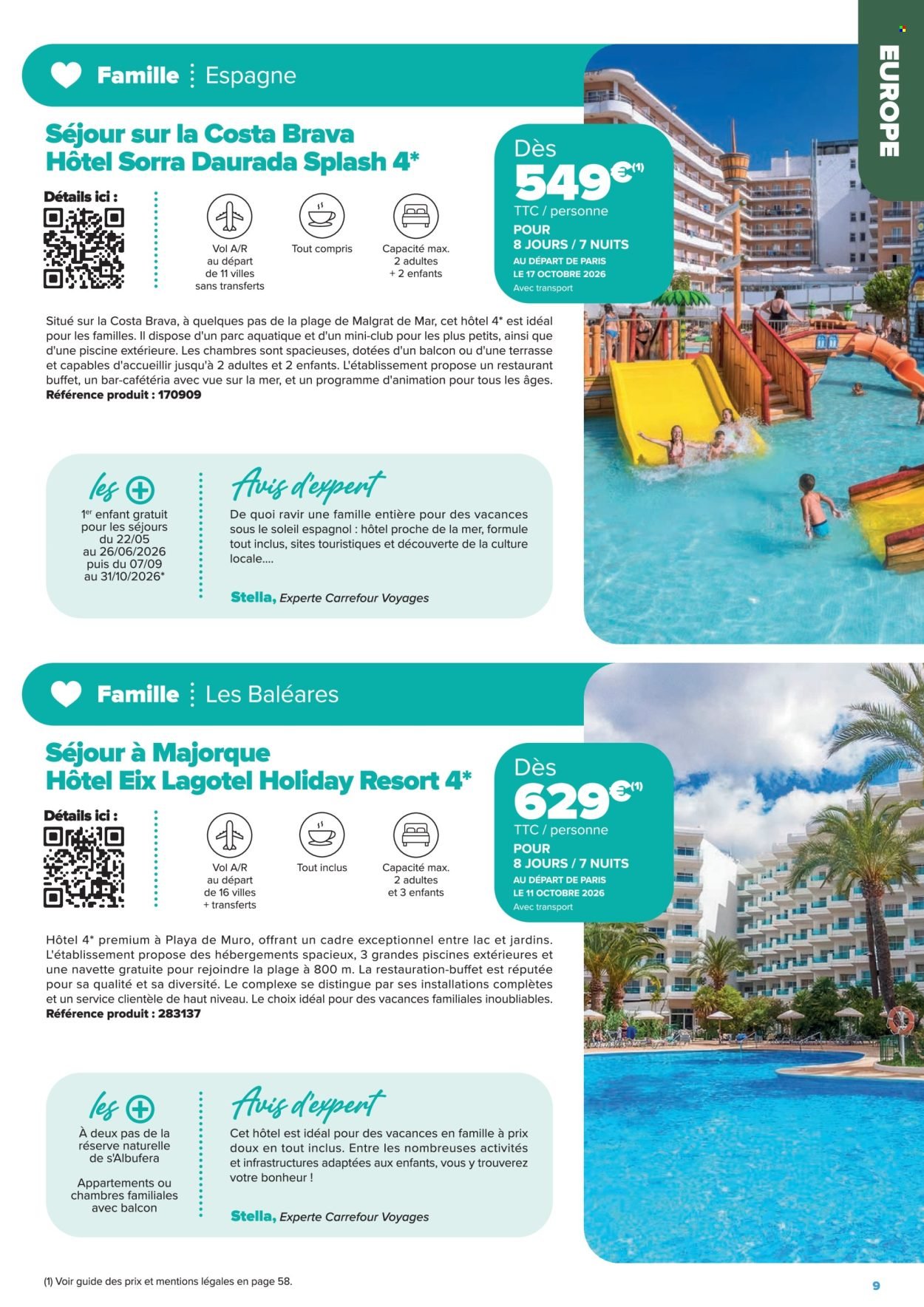 Catalogue CARREFOUR - SÉJOURS & CIRCUITS - LES CRÉATIONS CARREFOUR VOYAGES