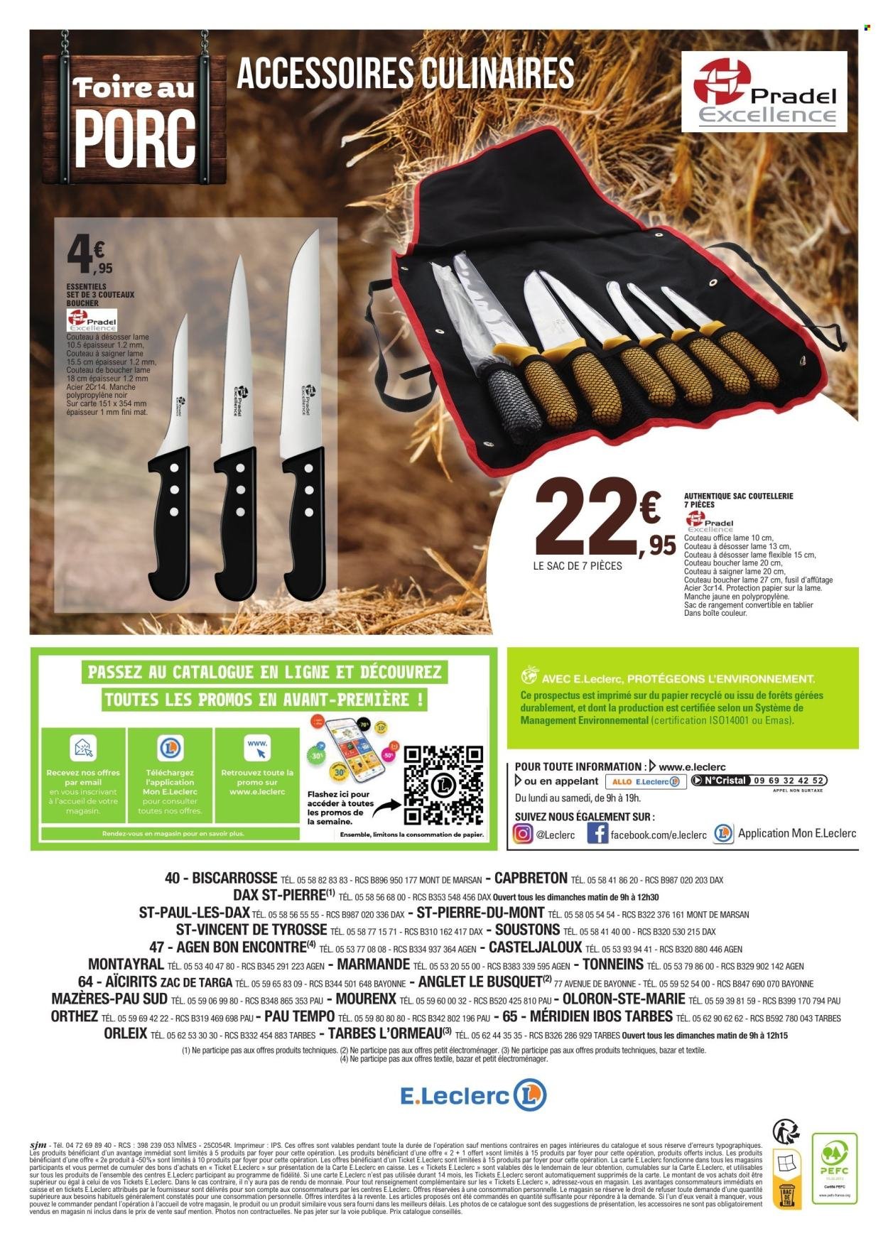 Catalogue E.LECLERC - FOIRE AU PORC N°2