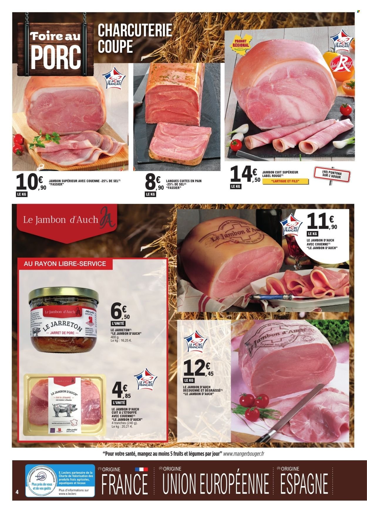 Catalogue E.LECLERC - FOIRE AU PORC N°2