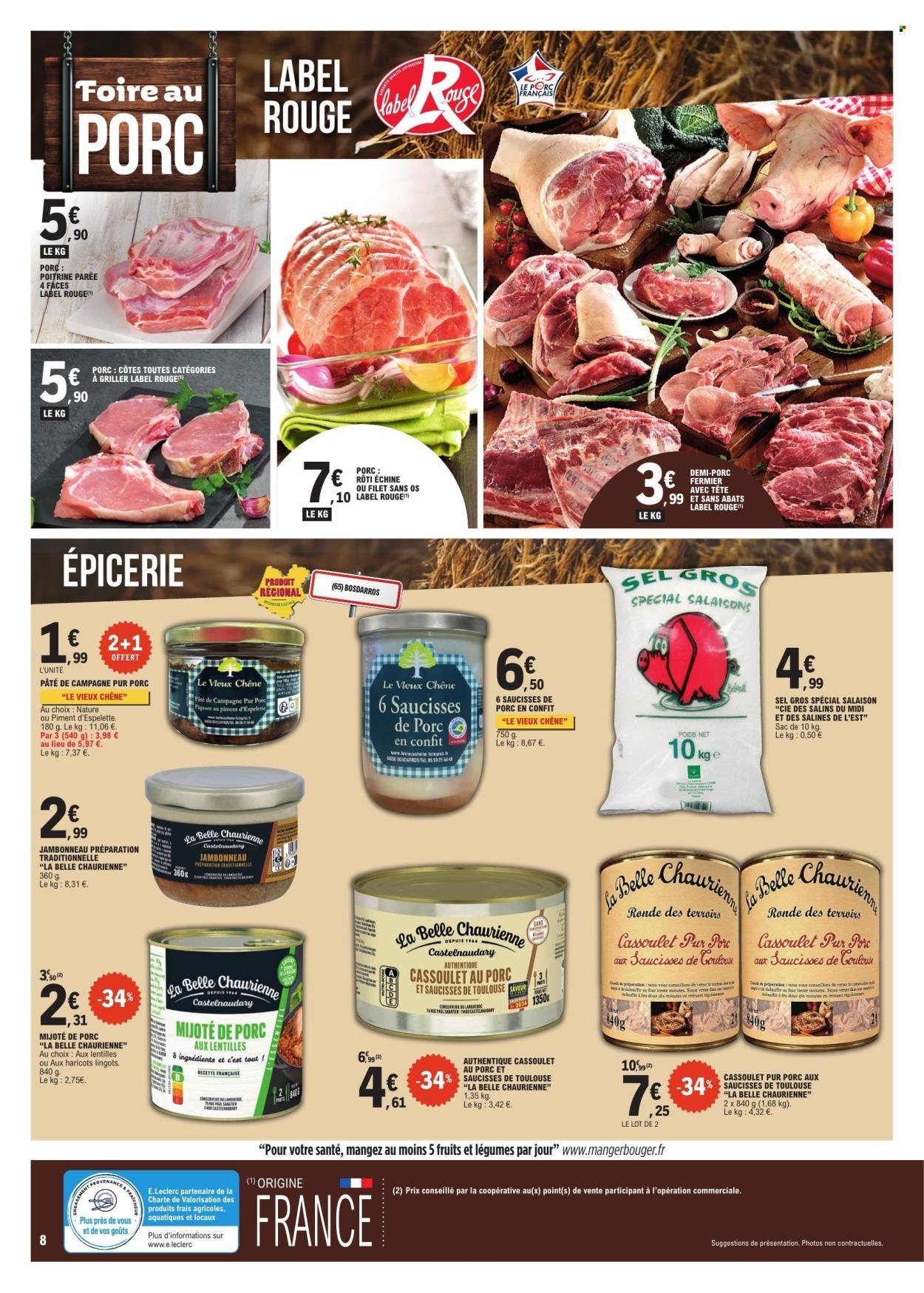 Catalogue E.LECLERC - FOIRE AU PORC N°2
