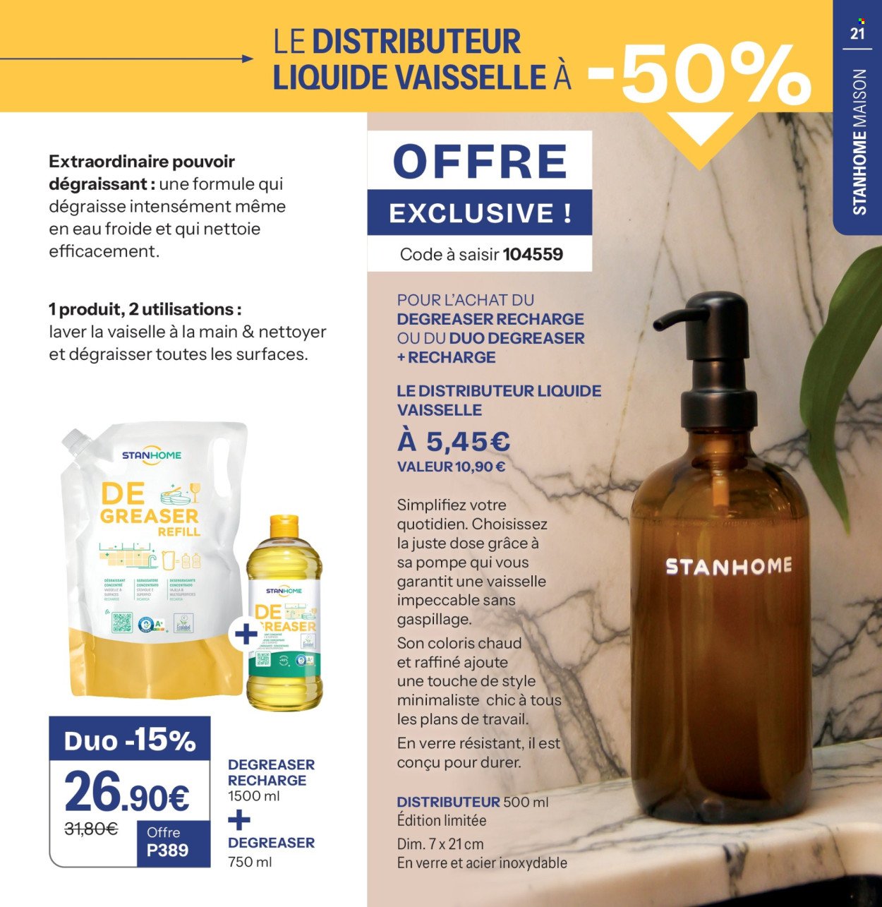 Catalogue STANHOME - Offres de Saint Valentin: de l'amour dans l'air et dans la maison