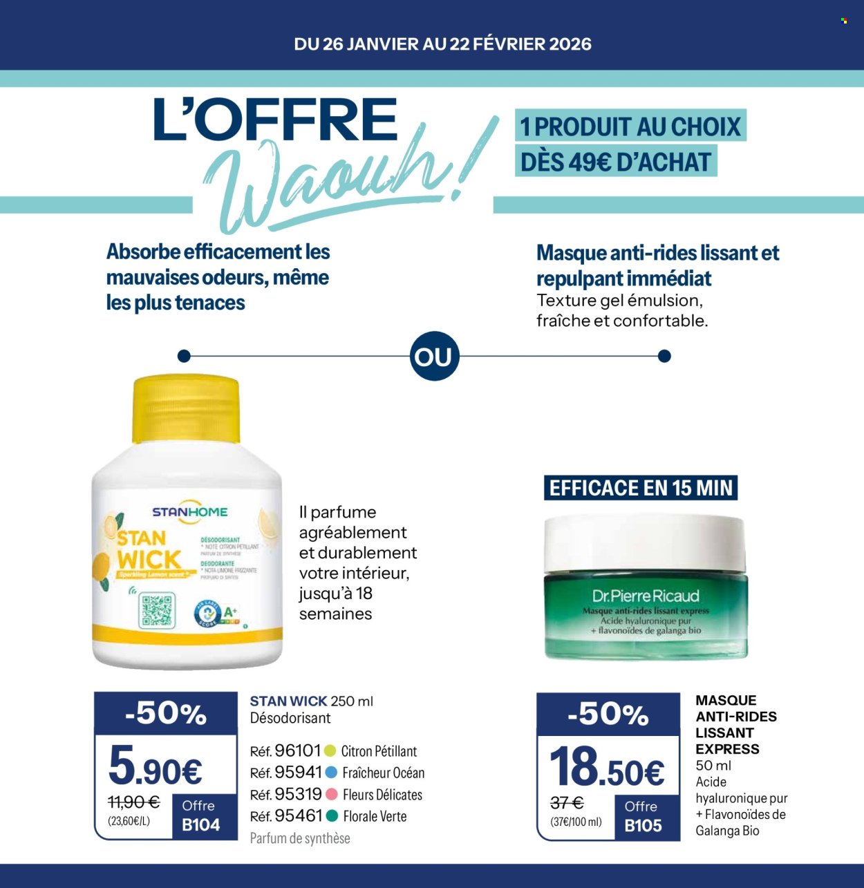 Catalogue STANHOME - Offres de Saint Valentin: de l'amour dans l'air et dans la maison