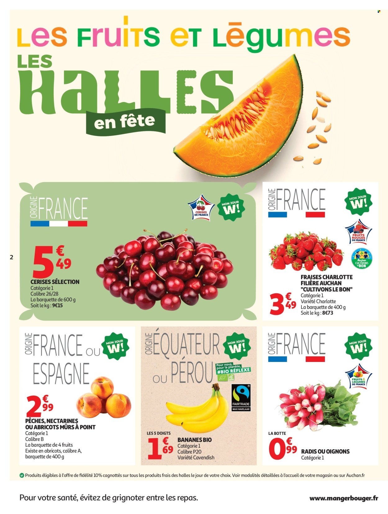 Catalogue AUCHAN - Halles & alcools supers