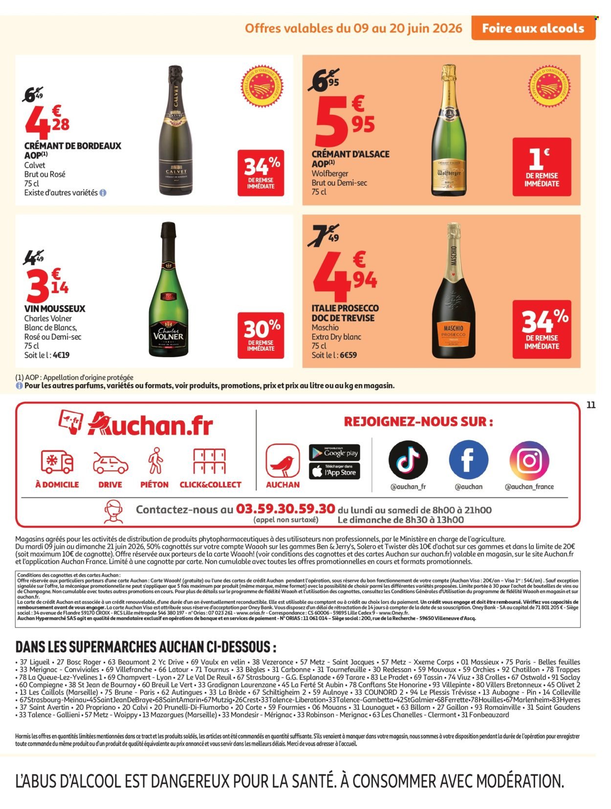 Catalogue AUCHAN - Halles & alcools supers