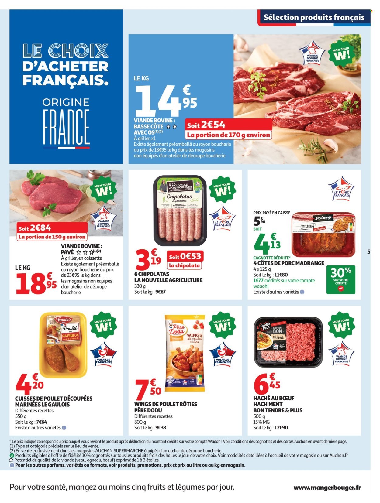 Catalogue AUCHAN - Halles & alcools supers