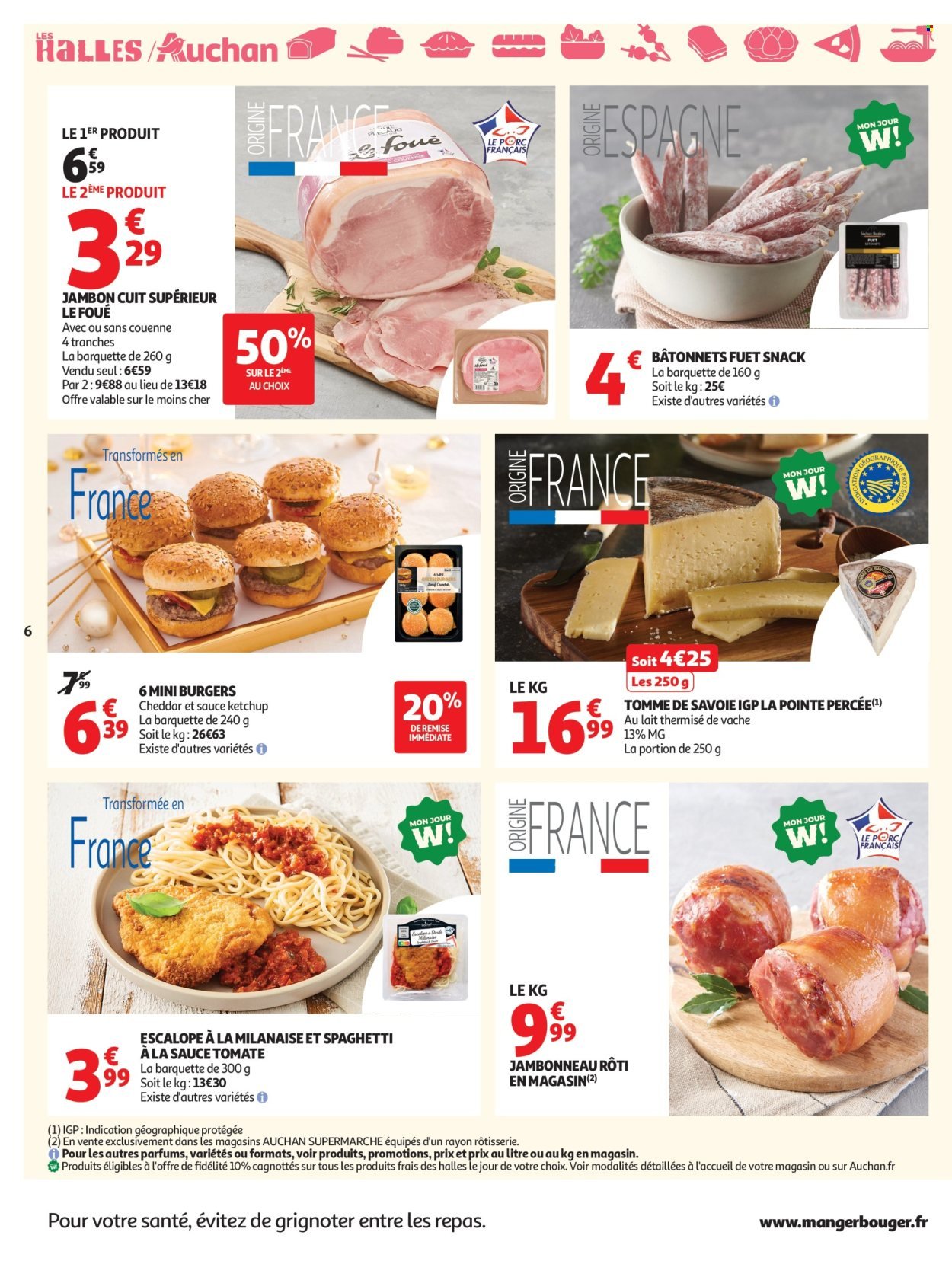 Catalogue AUCHAN - Halles & alcools supers