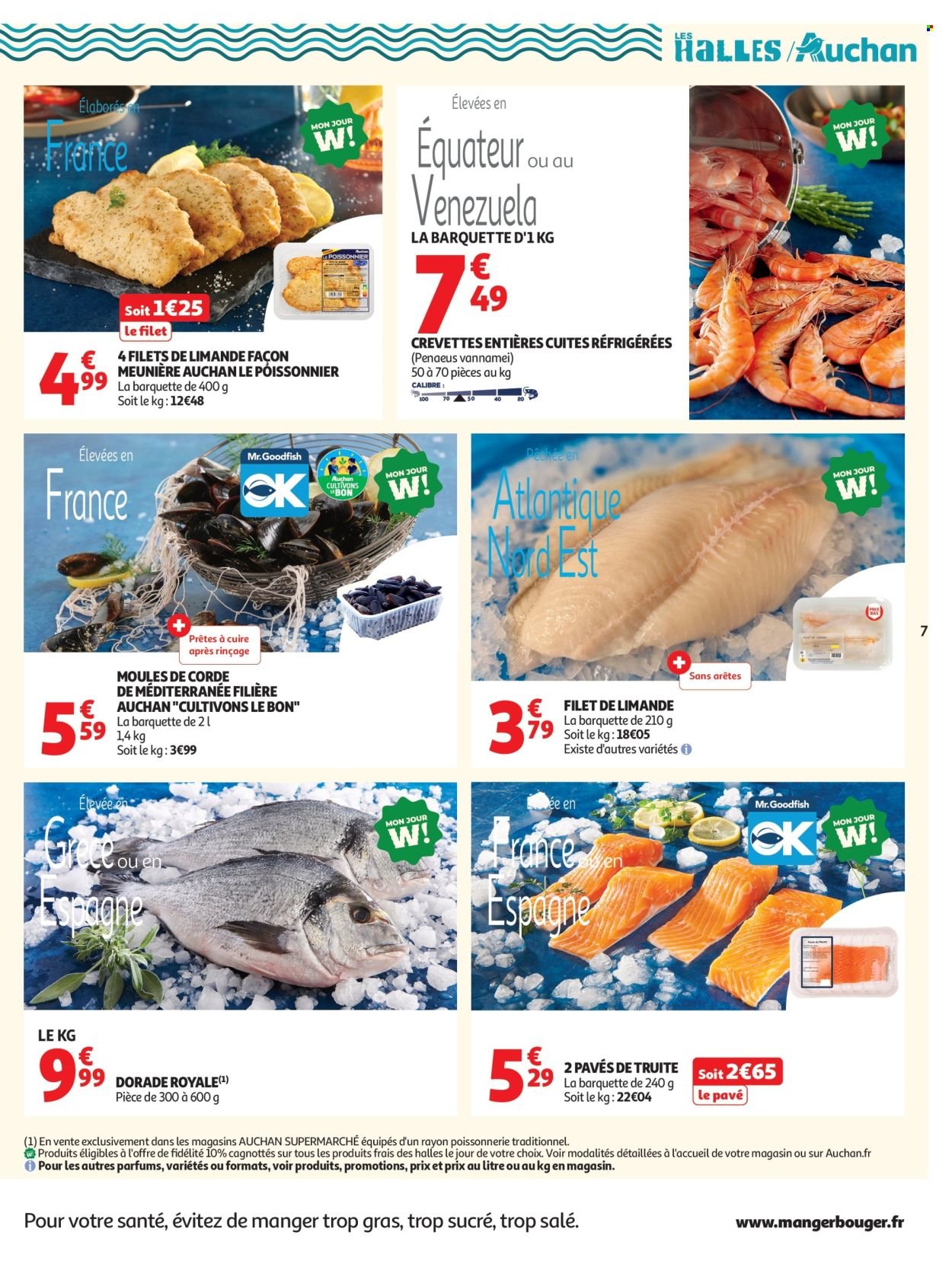 Catalogue AUCHAN - Halles & alcools supers