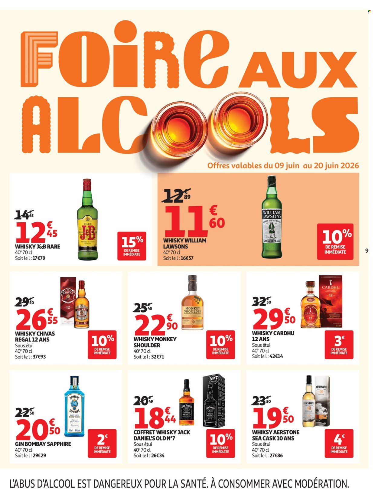 Catalogue AUCHAN - Halles & alcools supers