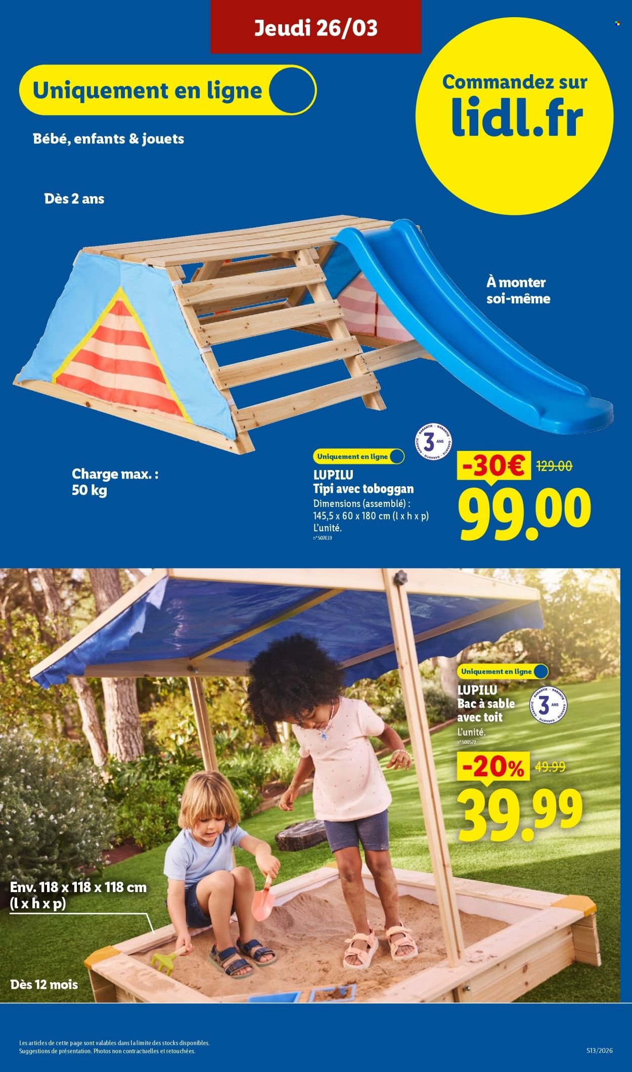 Catalogue LIDL - Les Exclus Web de la semaine (2026-03-23 - 2026-03-26)