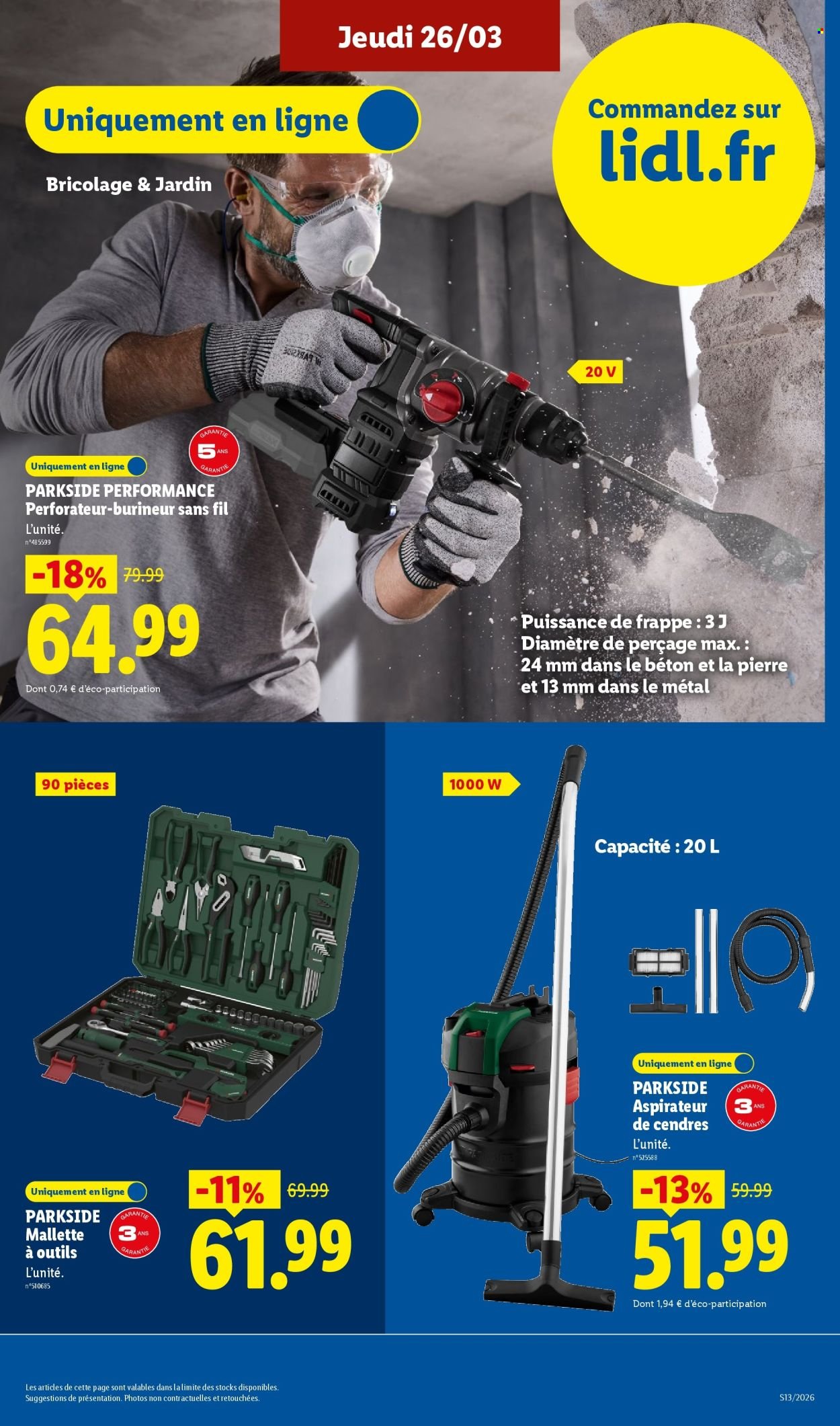 Catalogue LIDL - Les Exclus Web de la semaine
