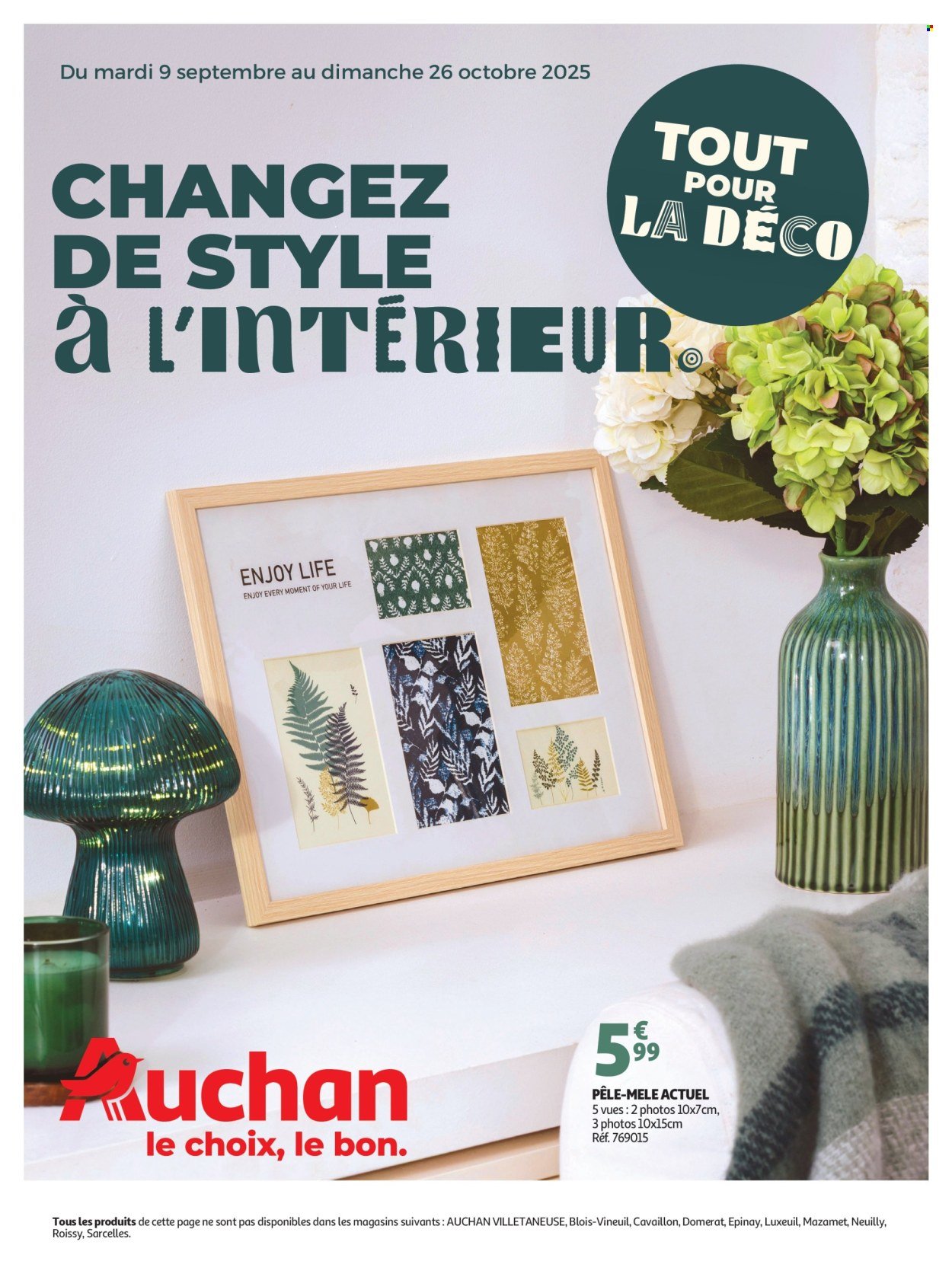 Catalogue AUCHAN - Tout pour la déco : changez de style à l'intérieur (2025-09-09 - 2025-09-26)