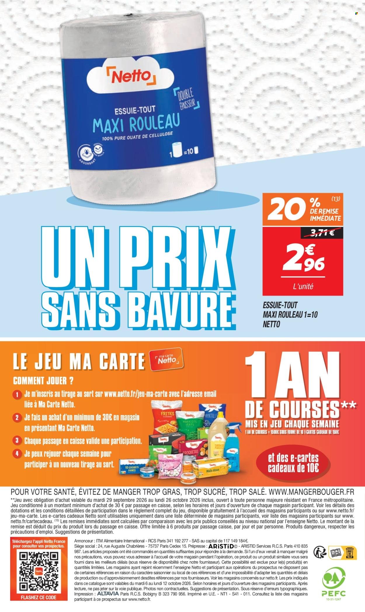 Catalogue NETTO - TEMPS FORT D'OCTOBRE