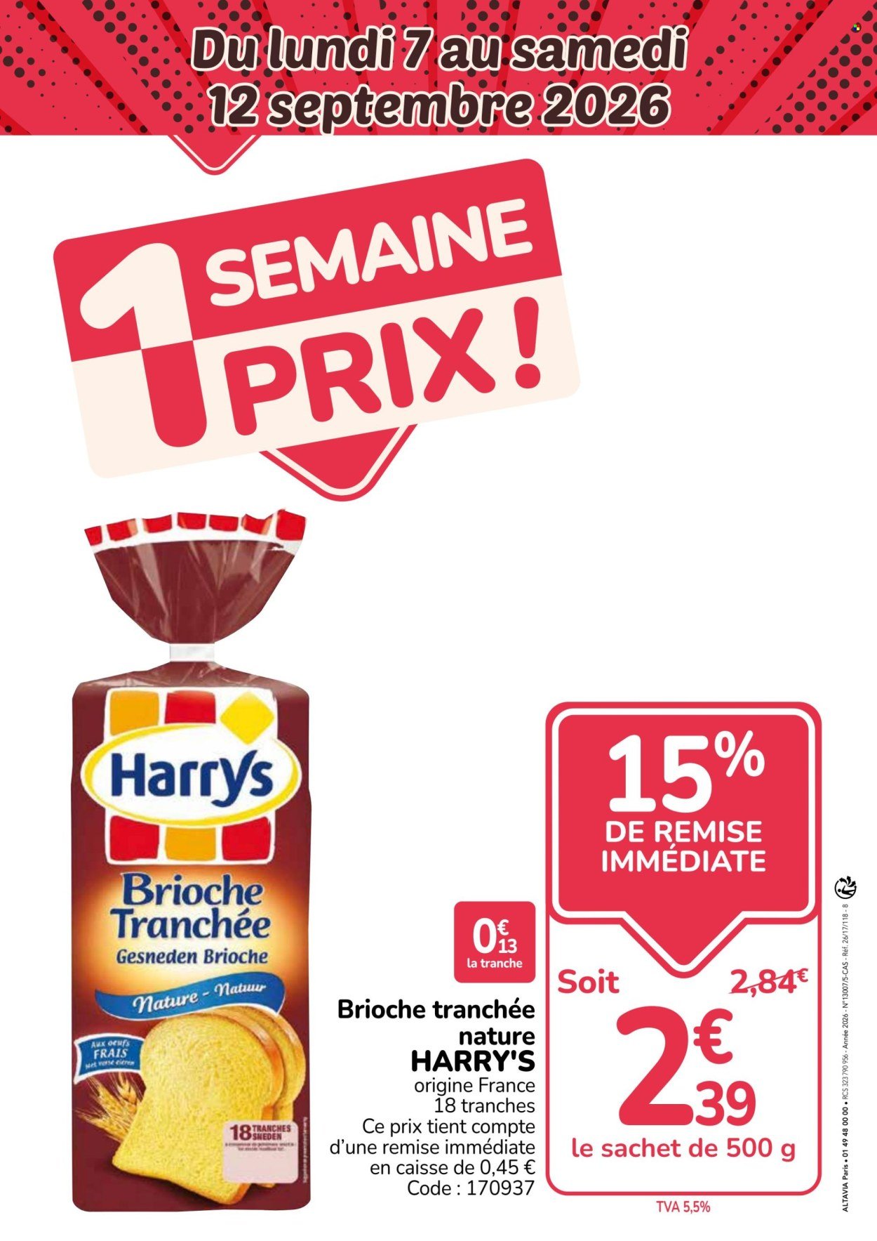 Catalogue PROMOCASH - Du lundi 7 septembre 2026