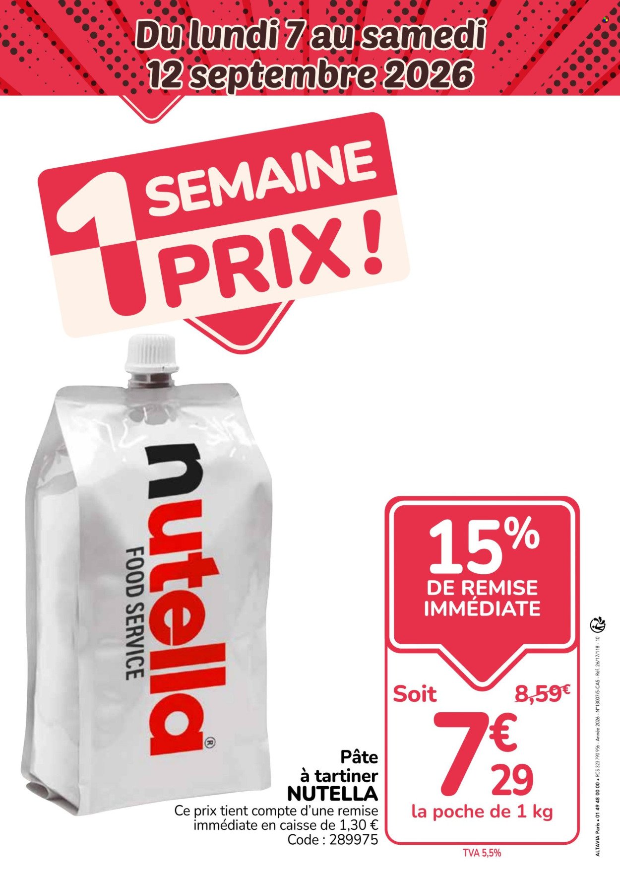 Catalogue PROMOCASH - Du lundi 7 septembre 2026