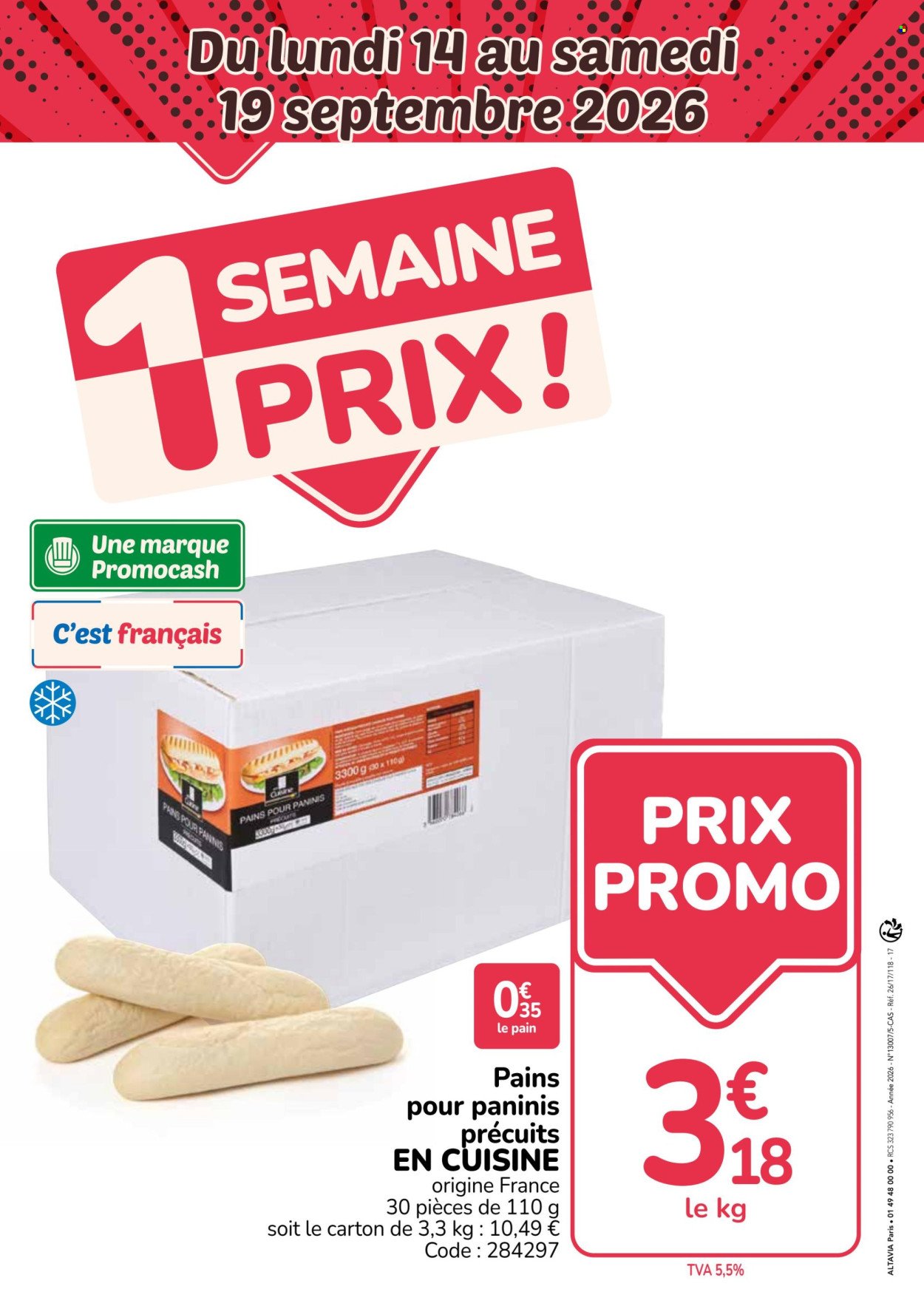 Catalogue PROMOCASH - Du lundi 7 septembre 2026