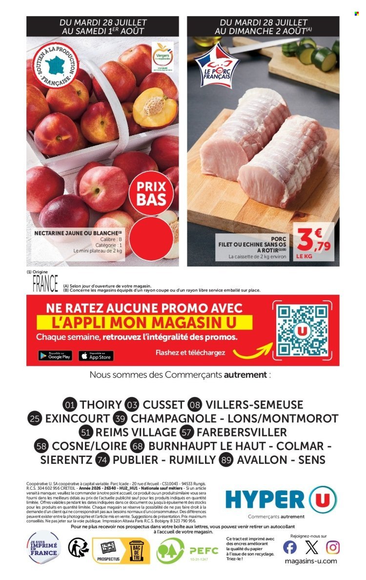 Catalogue HYPER U - Les prix bas de la semaine