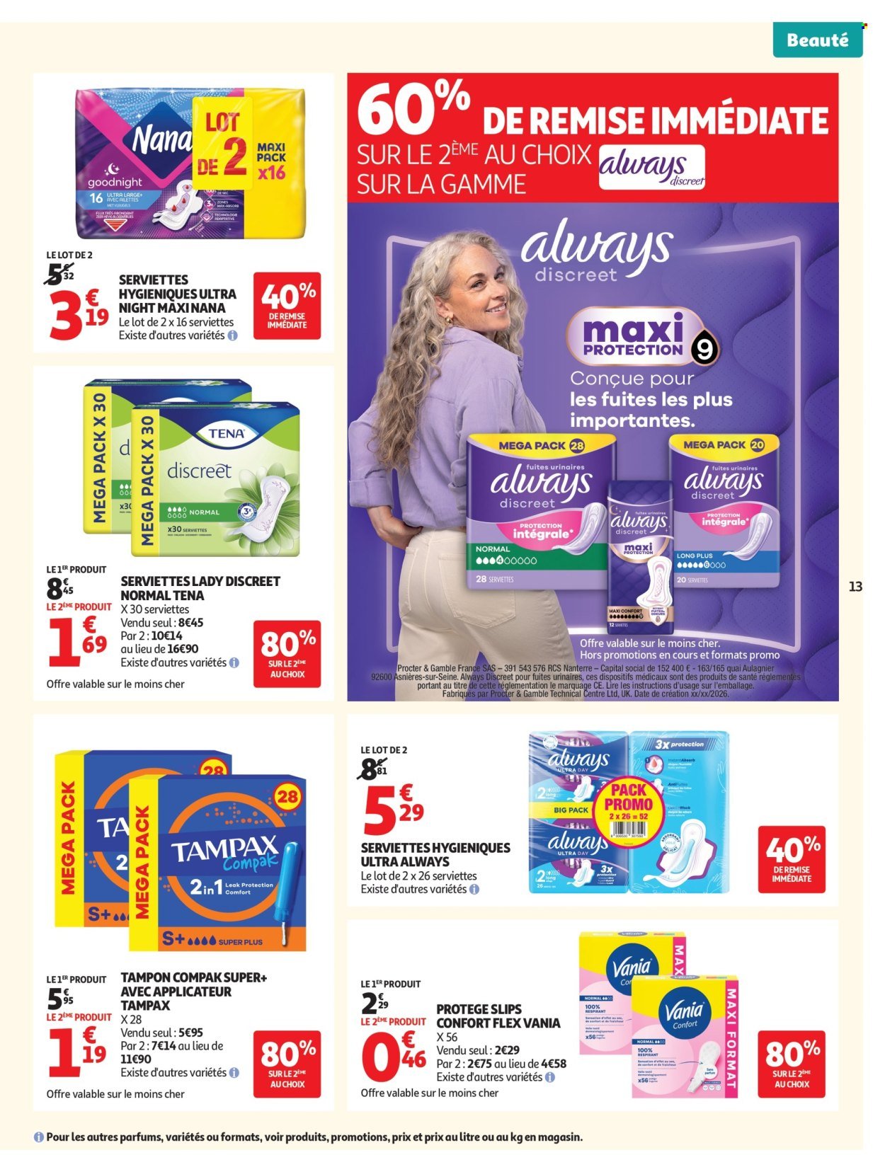 Catalogue AUCHAN - Beauté, Halles hypers