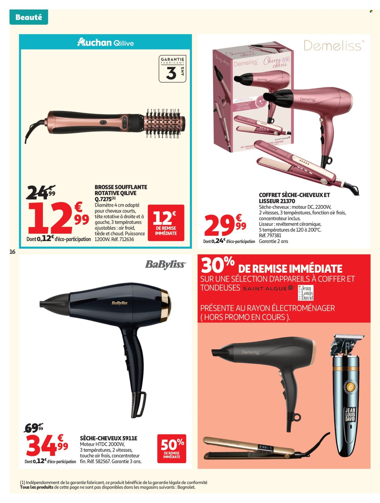 Catalogue AUCHAN - Beauté, Halles hypers