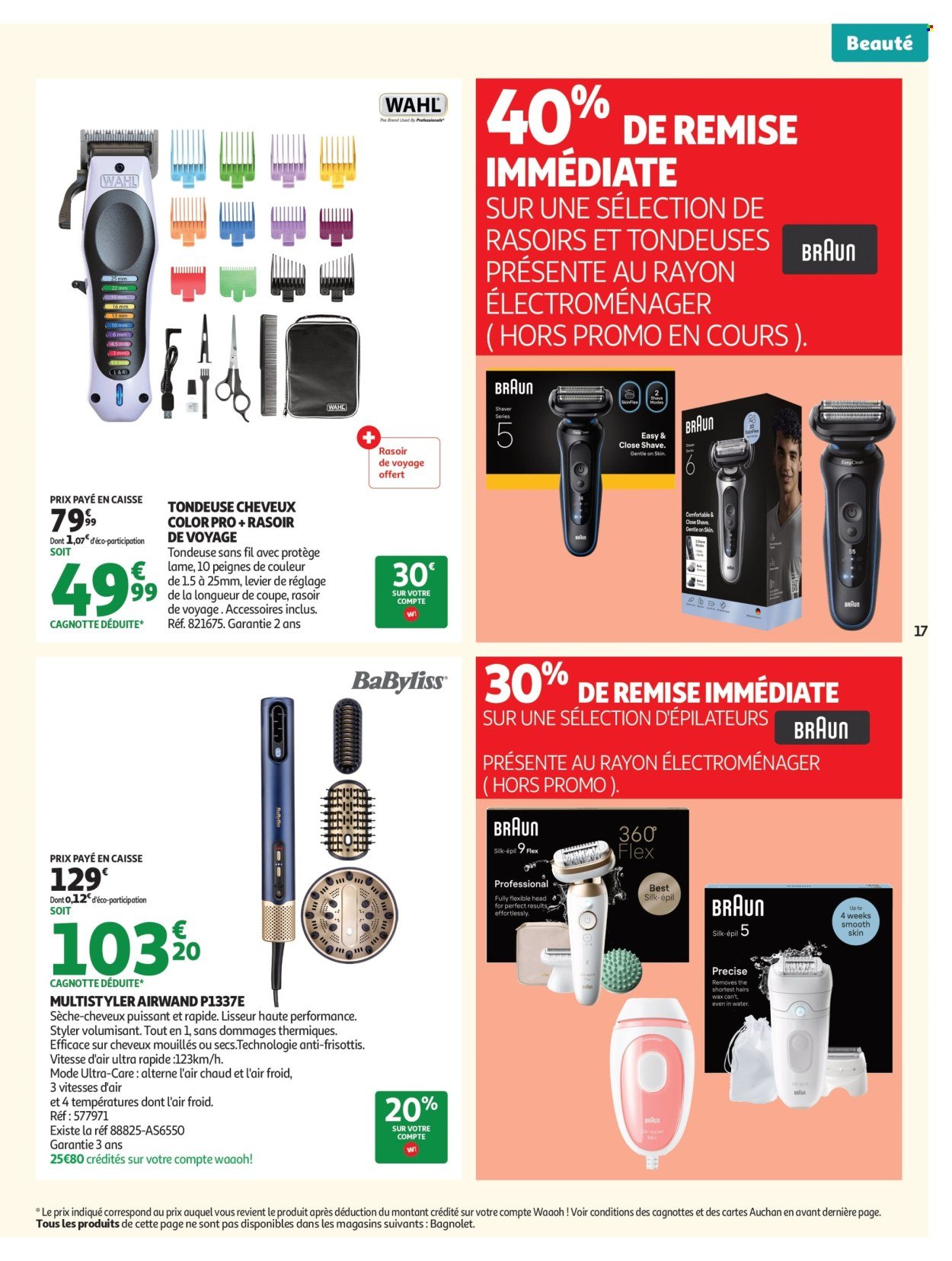 Catalogue AUCHAN - Beauté, Halles hypers
